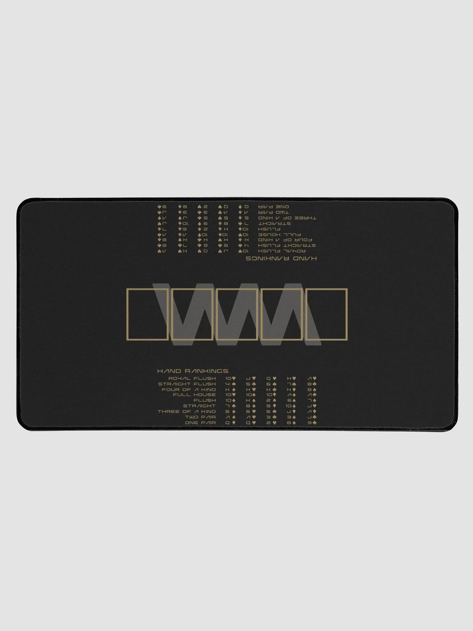 Royal Flush Desk Mat - Poker Hand Rankings product image (1)