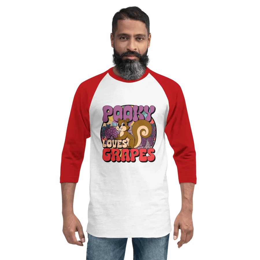 Pooky's Grape Adventure Raglan Tee product image (2)
