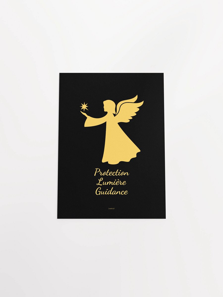 Poster Artistique Symbole Doré - Ange - Cadeau Déco Symbolique product image (4)
