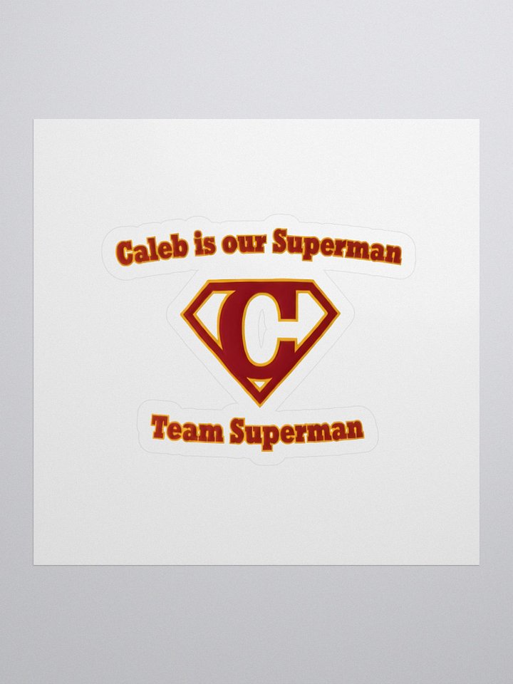 Caleb's Superman Kiss Cut Stickers product image (1)