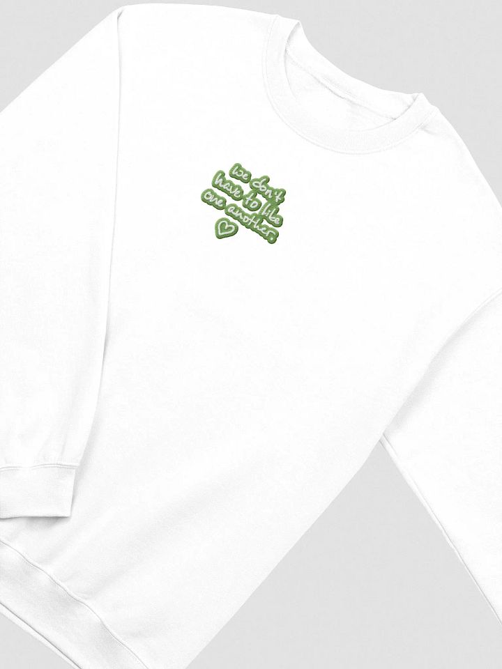 ONE ANOTHER (light green bubble design 2) embroidered crewneck product image (1)