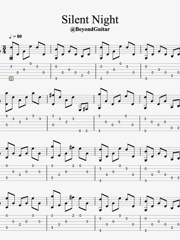 Christmas Songs for Classical Guitar product image (1)