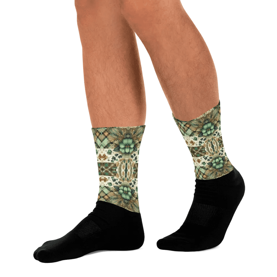 Green Kaleidoscope Dream Socks product image (10)