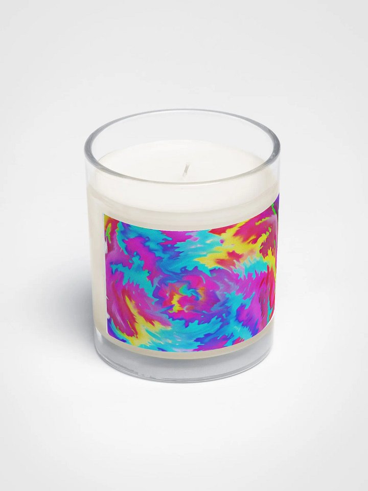 Marbled Rainbow Swirl VI Soy Wax Candle product image (2)
