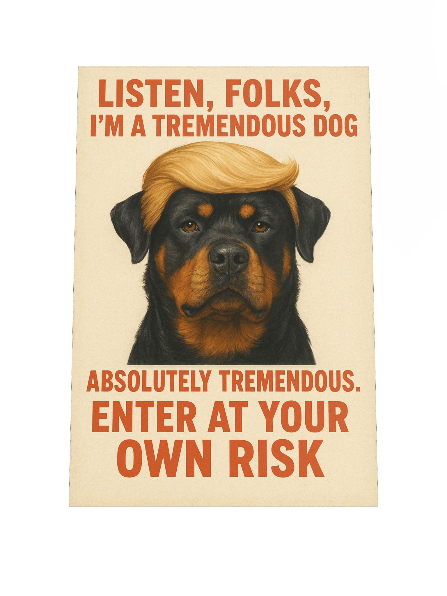 Tremendous Rottweiler Poster product image (1)