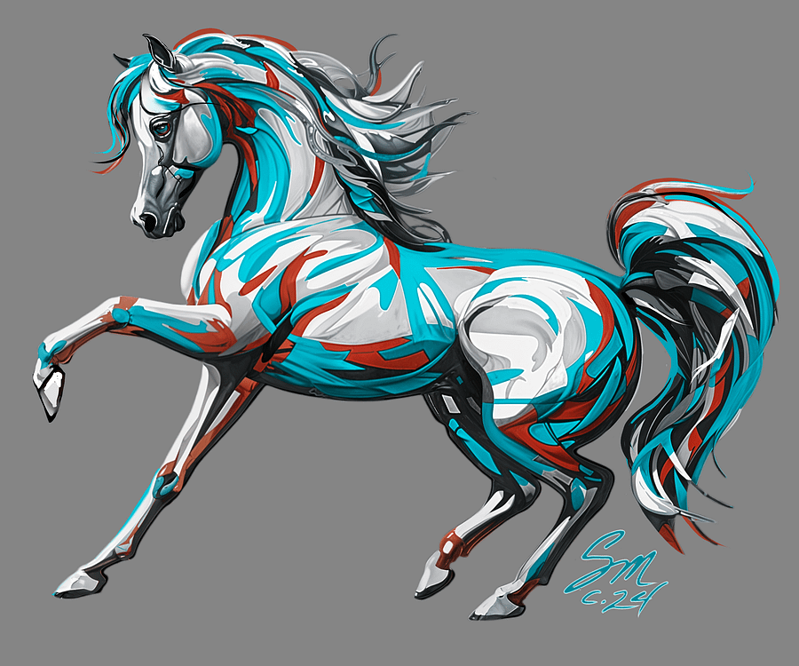 Dancing Arab Horse Unisex Hoodie product image (21)