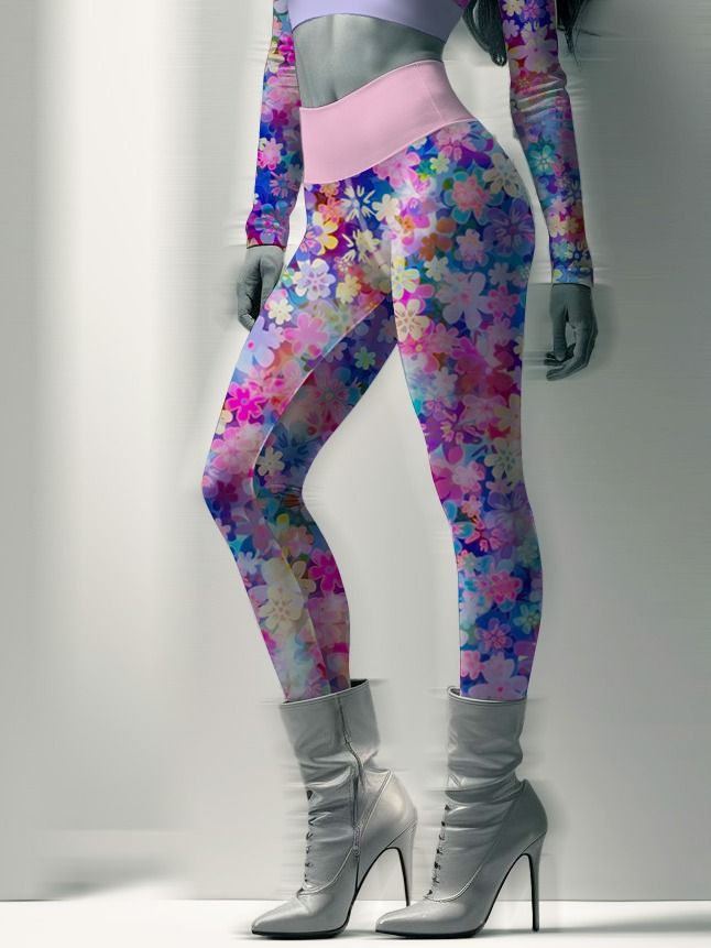 Relax in flowers-Yoga Leggings product image (1)