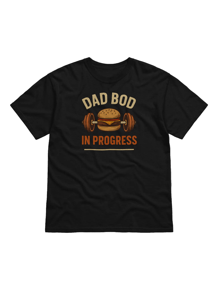 Dumbbell Burger Dad Bod T-Shirt product image (1)