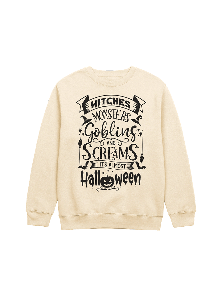 Witches and monsters goblins and screams It's alomost halloween product image (1)