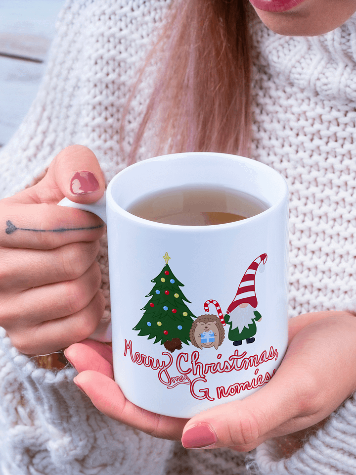 Christmas with my Gnomies Design Mug with "Merry Christmas my Gnomies" product image (1)