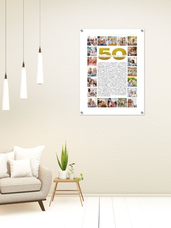 50 Reasons Why We Love You Photo Collage Canva Template product image (8)