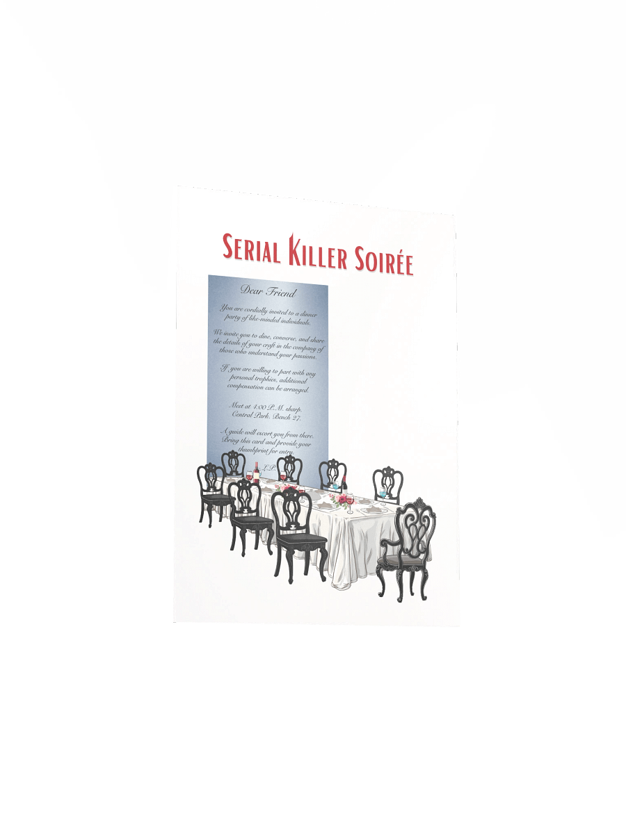 SERIAL KILLER SOIRÉE - POSTER product image (4)
