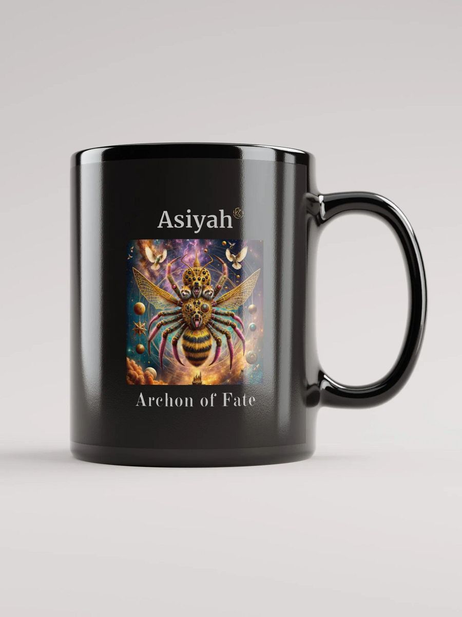 Supernal Asiyah | Black Glossy Mug product image (1)