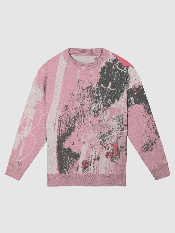 beautiful original abstract painting by b.reters on knitted jumper product image (3)