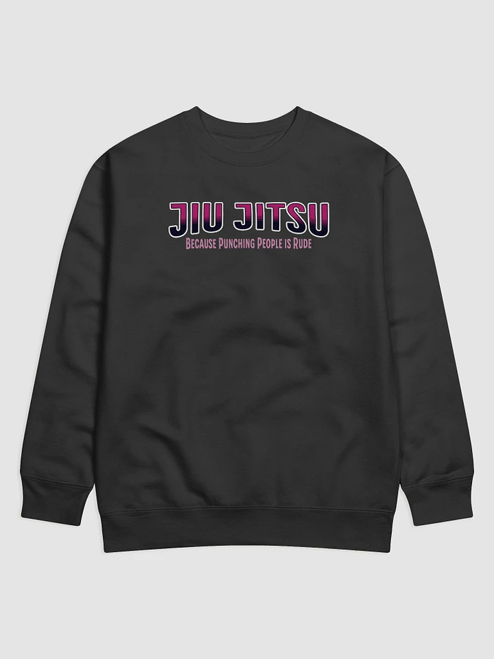 Reflective Jiu-Jitsu Humor Sweatshirt product image (1)