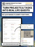 Gamified Projects & Tasks Notion Template product image (1)