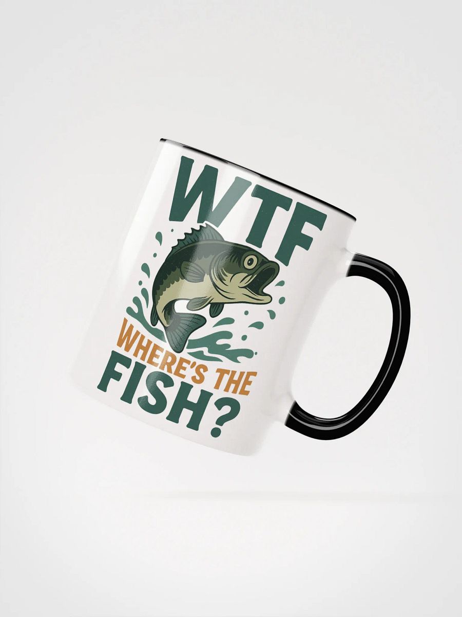 WTF Where’s the Fish Mug – Funny Bass Fishing Humor product image (15)