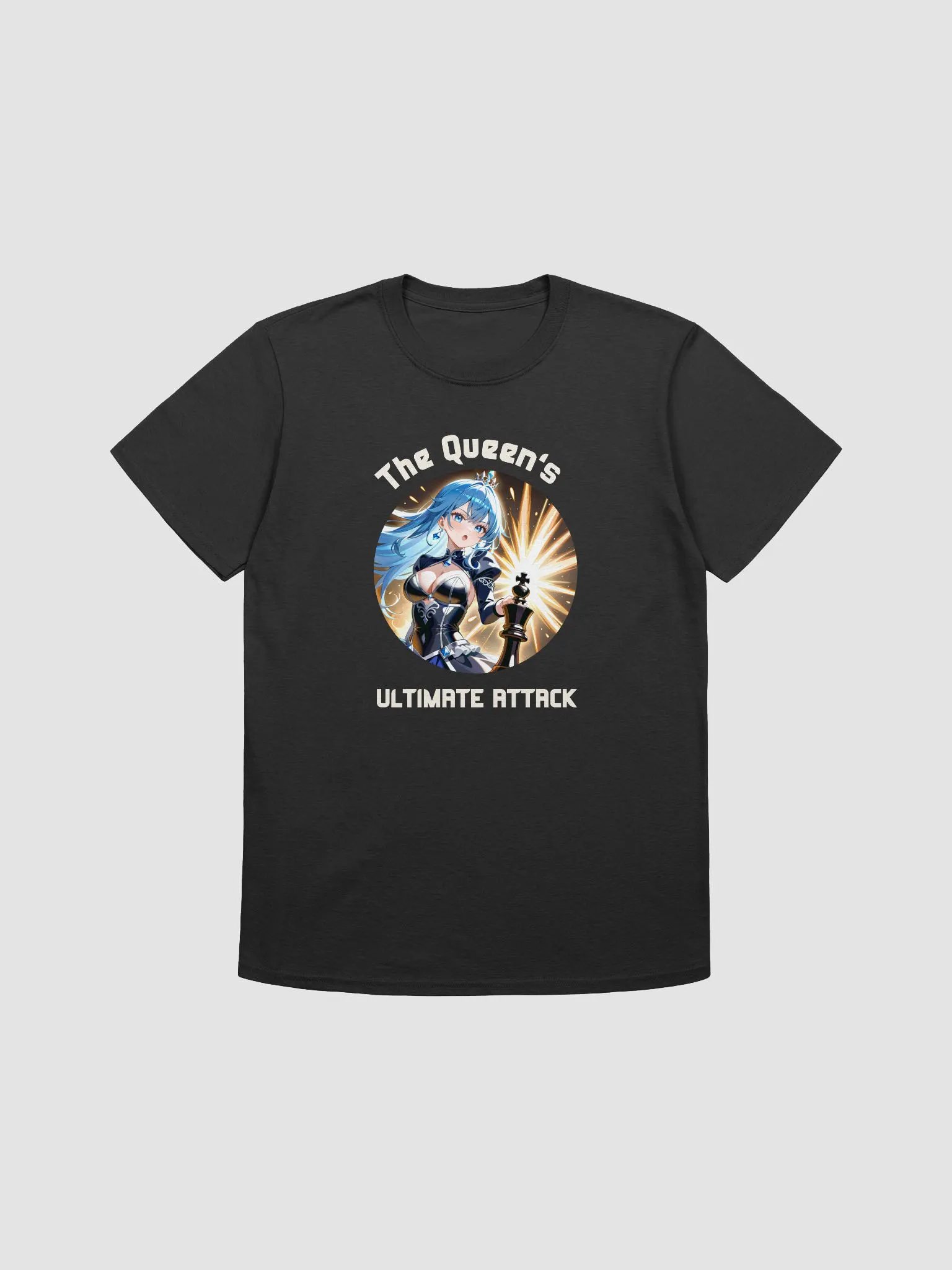 Queen's Ultimate Attack Anime Chess T-Shirt product image (3)