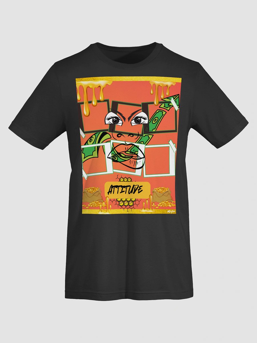 2 MUCH ATTITUDE OG X@C GRAPHIC TEE 3-DHONEYCOMB ON BACK! product image (9)