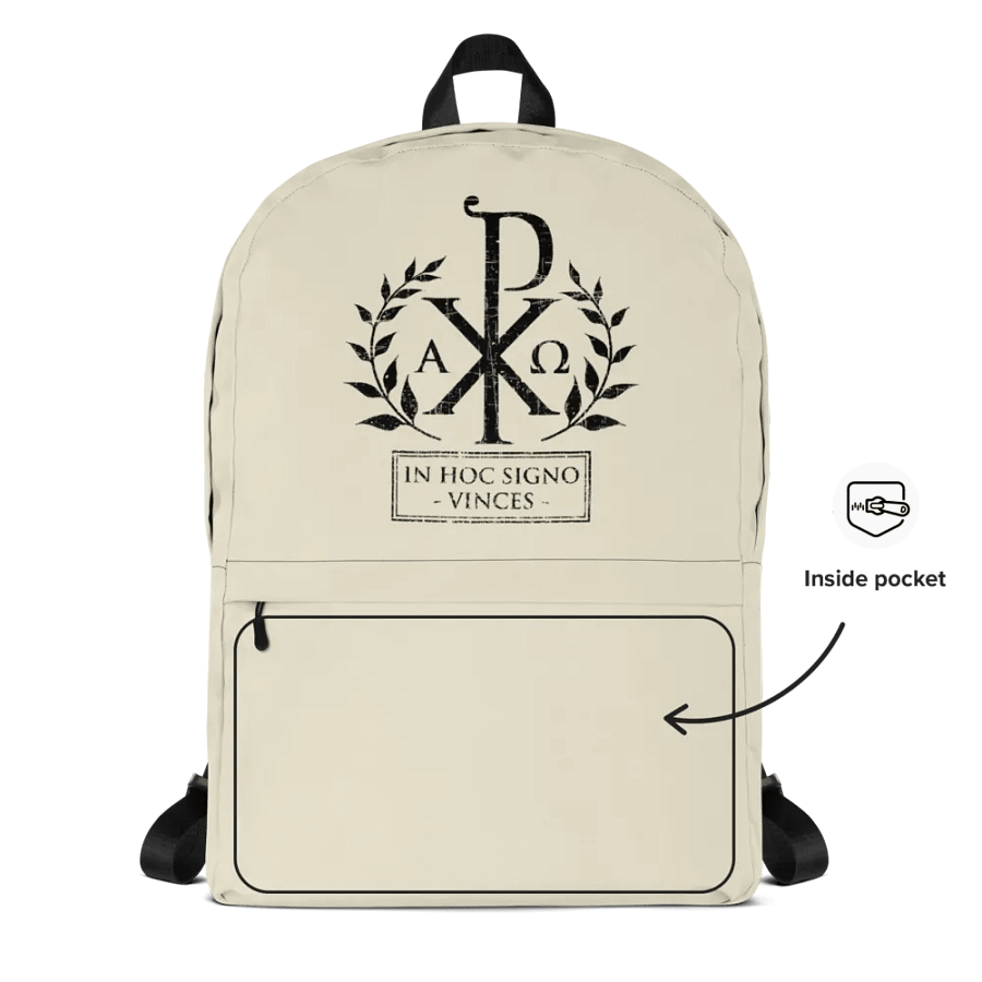 Alpha Omega Chi Rho All-Over Print Backpack product image (8)