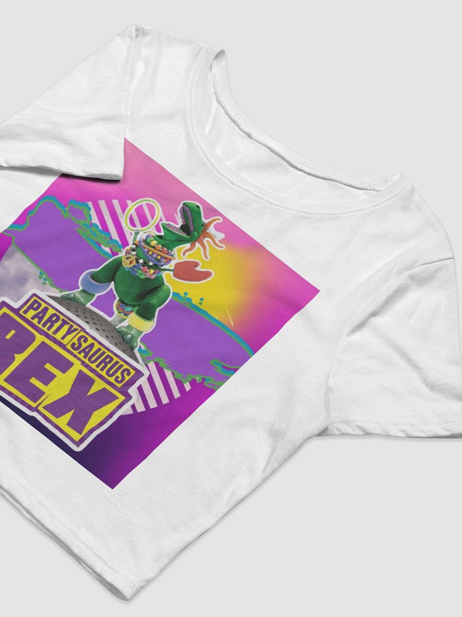 Partysaurus Rex Crop Top Tee product image (3)