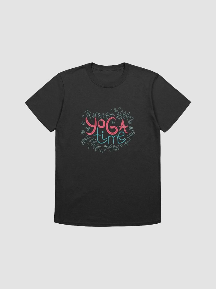 "Yoga Time Graphic Tee - Floral Design" product image (1)