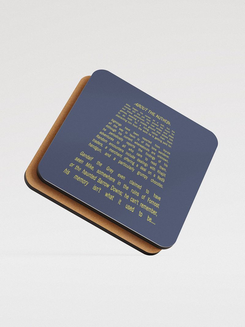 About the Author, the coaster
