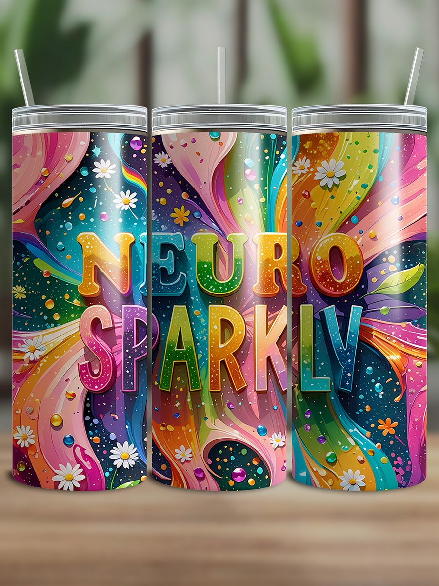 Neuro Sparkly Tumbler Wrap product image (1)