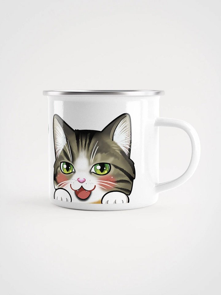 Cat Mug (Enamel) product image (1)