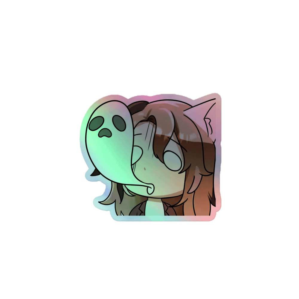 ded emote holographic sticker product image (1)