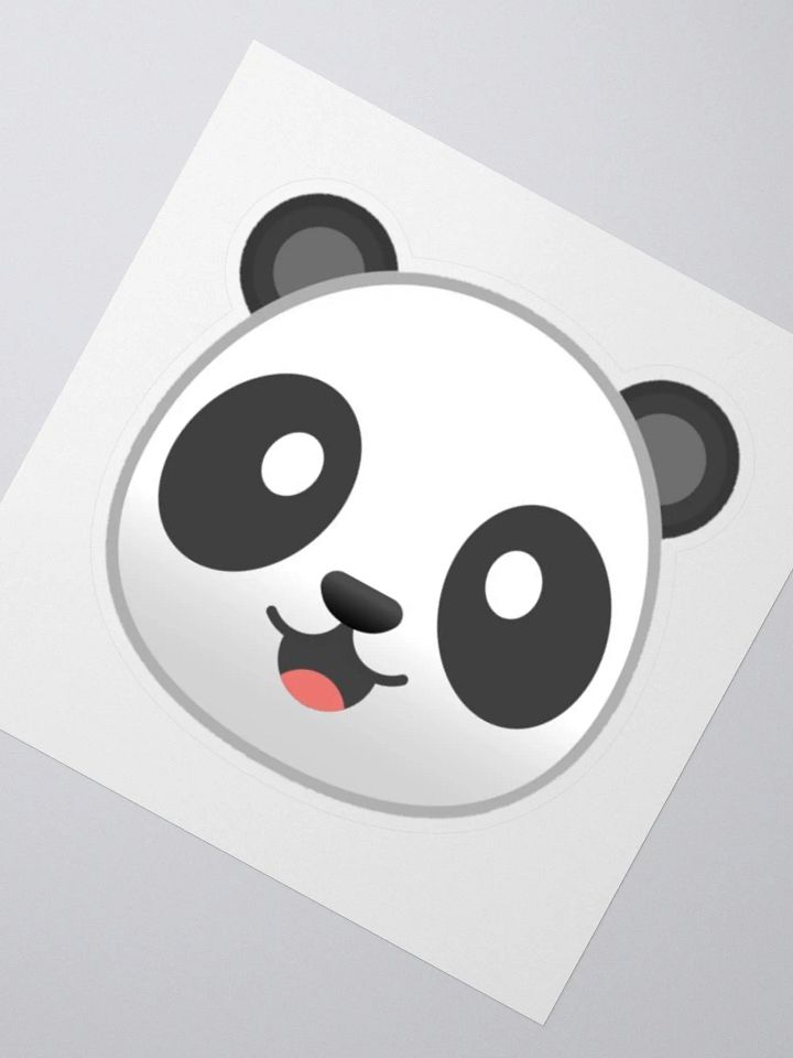 Panda Logo Kiss Cut Sticker product image (2)
