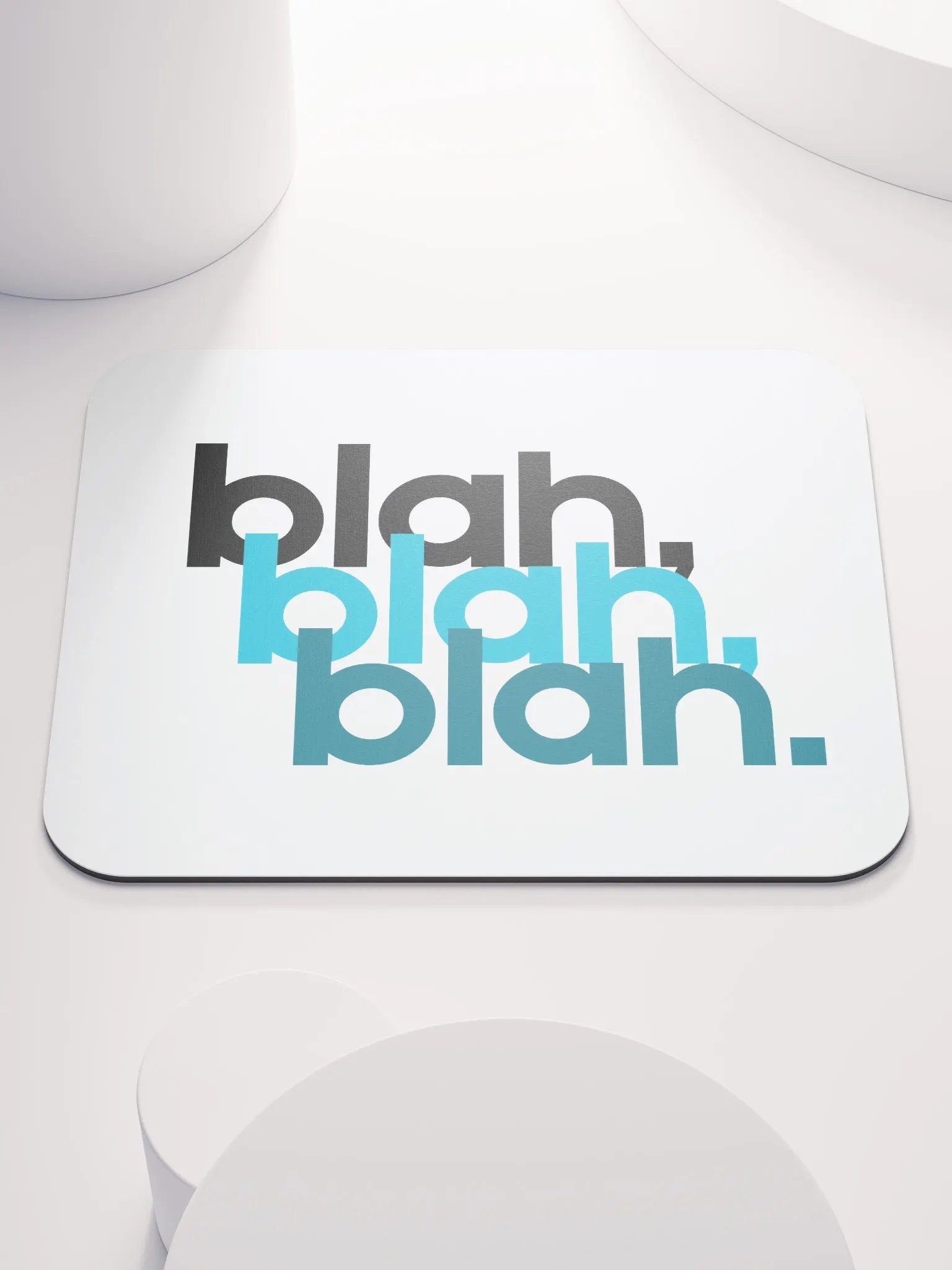 blah blah blah mouse pad product image (1)