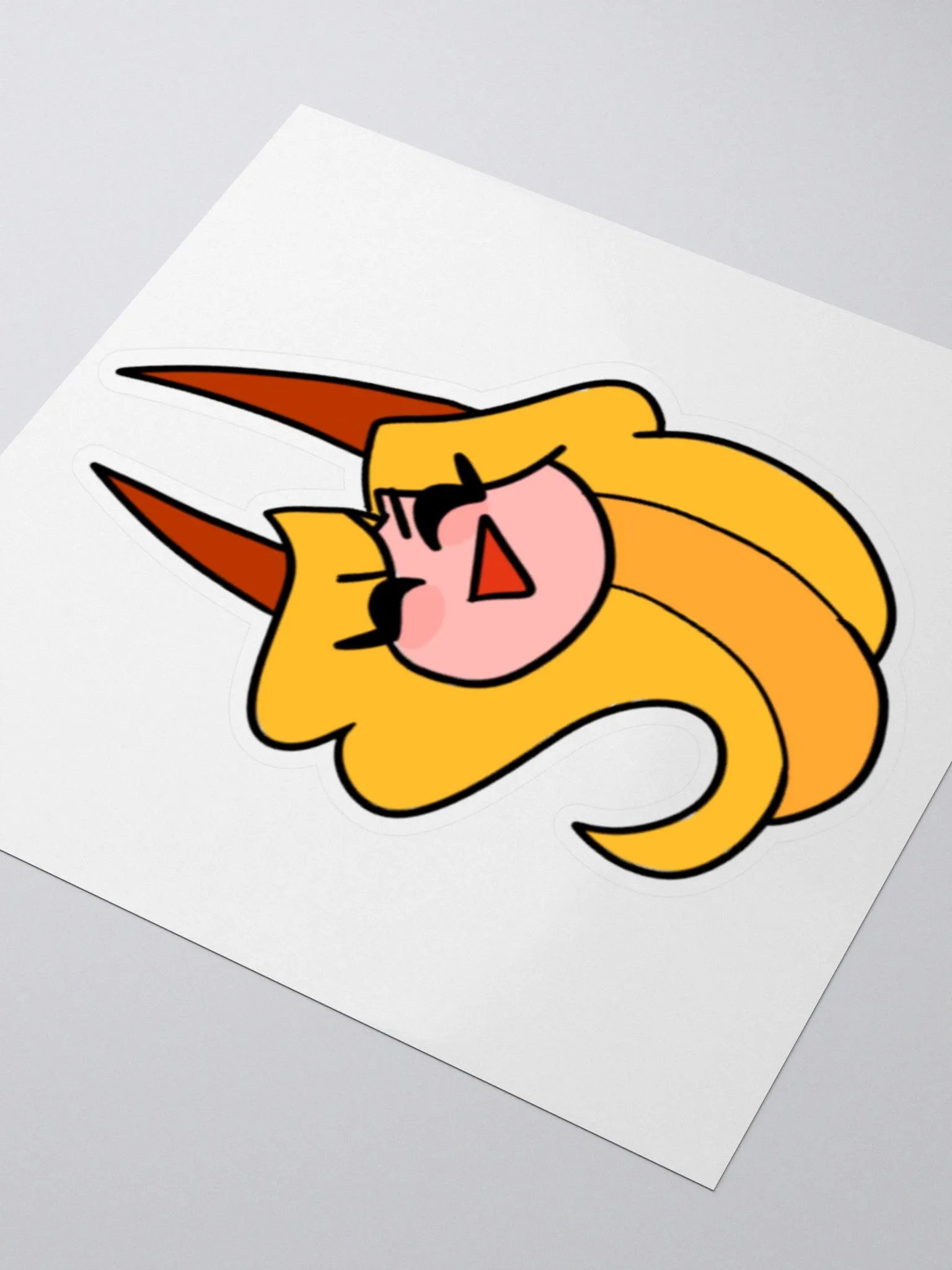 Lucifur Sticker Plain product image (3)