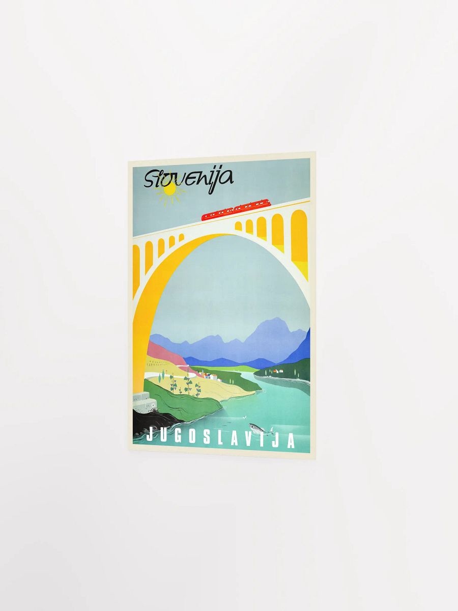Yugoslavia, Slovenia/Slovenija, 1950s — retro vintage travel poster, retro travel art, retro travel wall art product image (7)