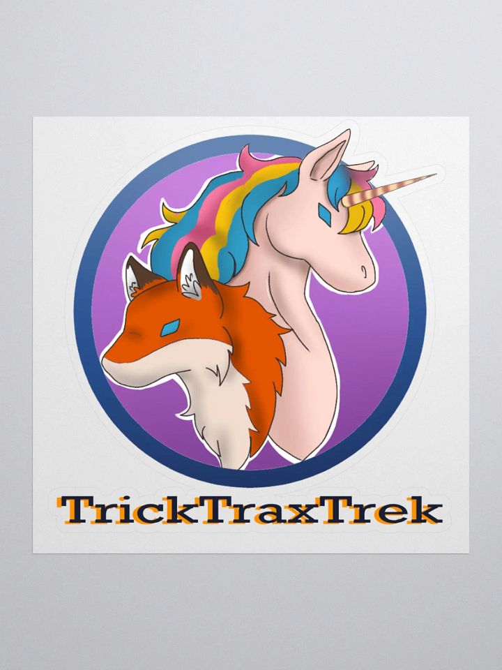 Fox and Unicorn Duo Stickers product image (1)