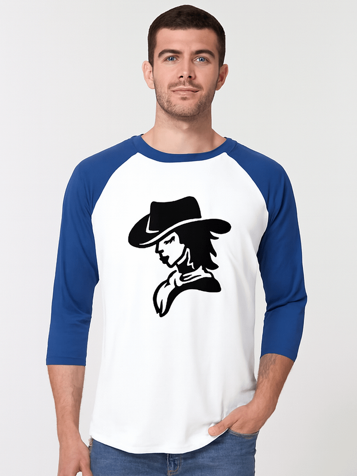 Cowgirl Silhouette Graphic Long Sleeve T-Shirt product image (1)