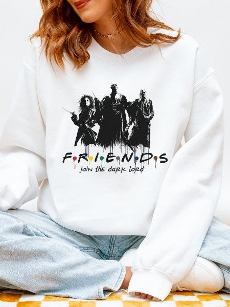 Friends join the Dark Lord Halloween Fall Sweatshirt product image (30)