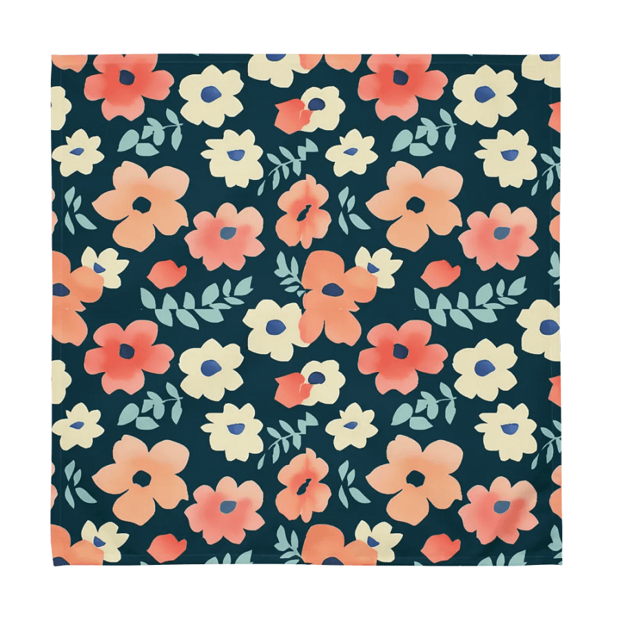 Floral Harmony Cloth Napkin Set (4) product image (1)