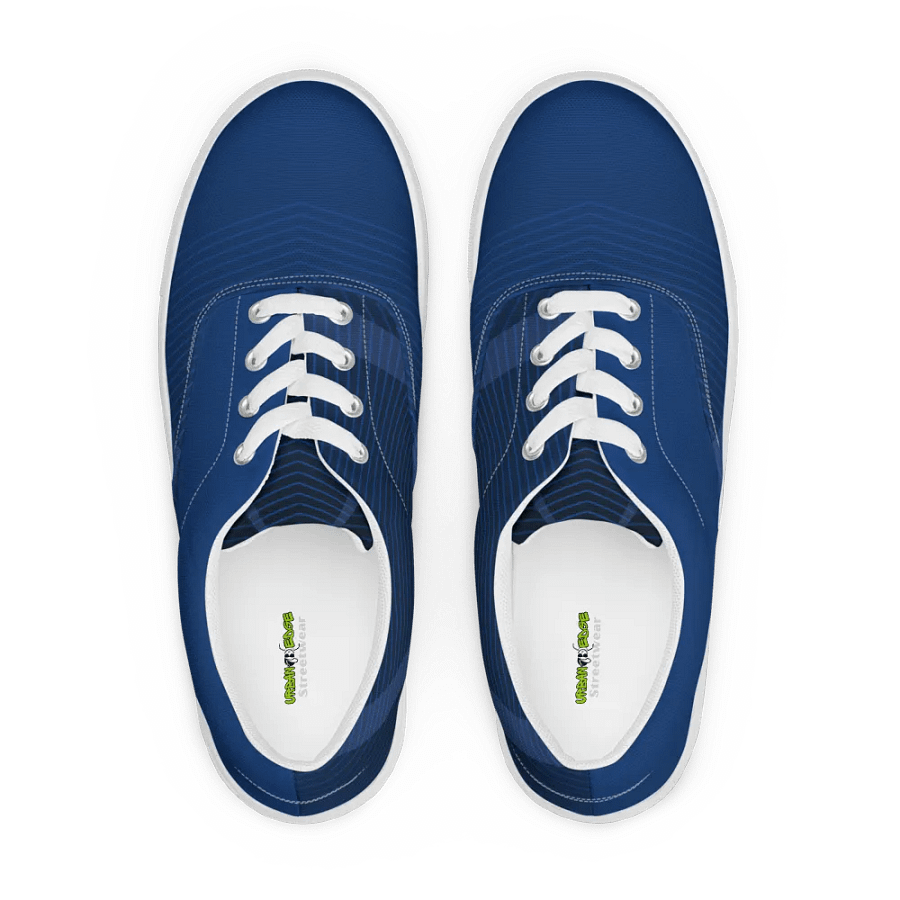 Urban Edge Symmetry Street: Men's Geometric Canvas Shoes product image (6)