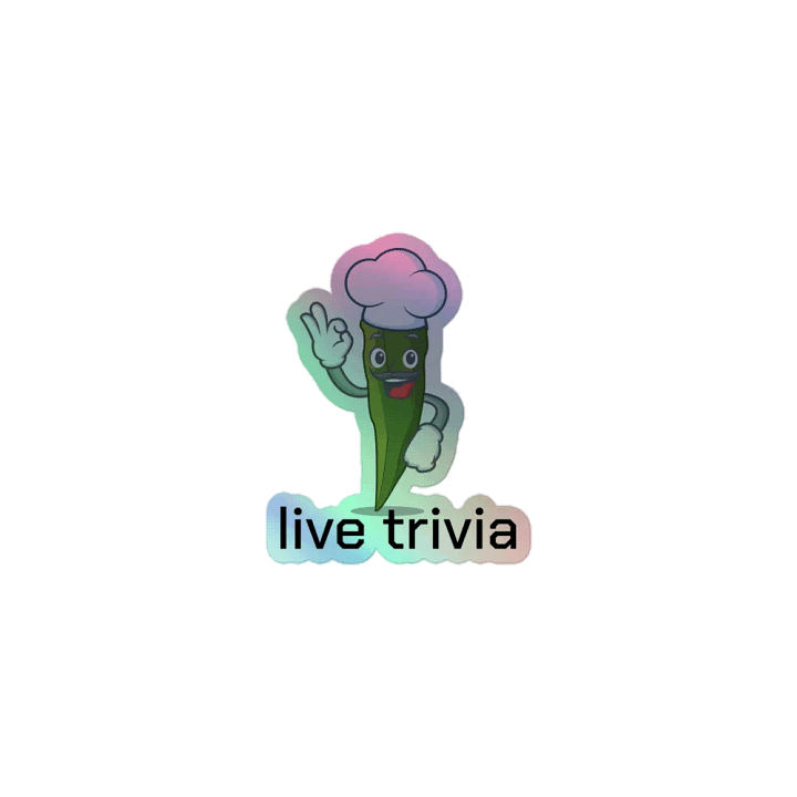 Live Trivia Holographic Stickers product image (1)