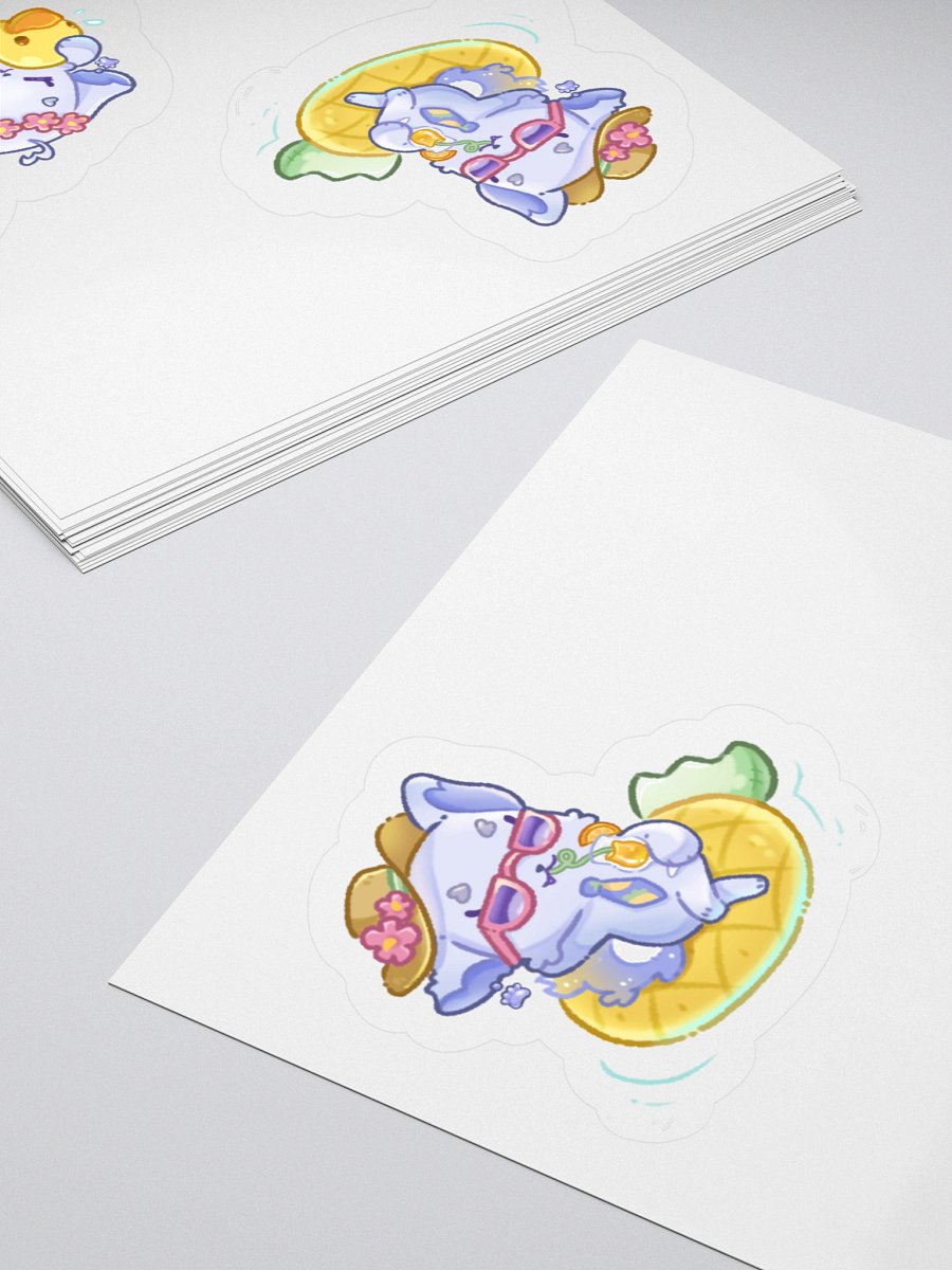 [ppan-biri] Floofling Sticker Set (3" x 3") product image (4)