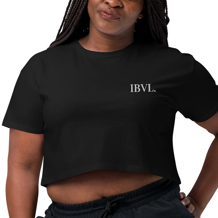 Embroidered IBVL Signature Crop Top product image (2)