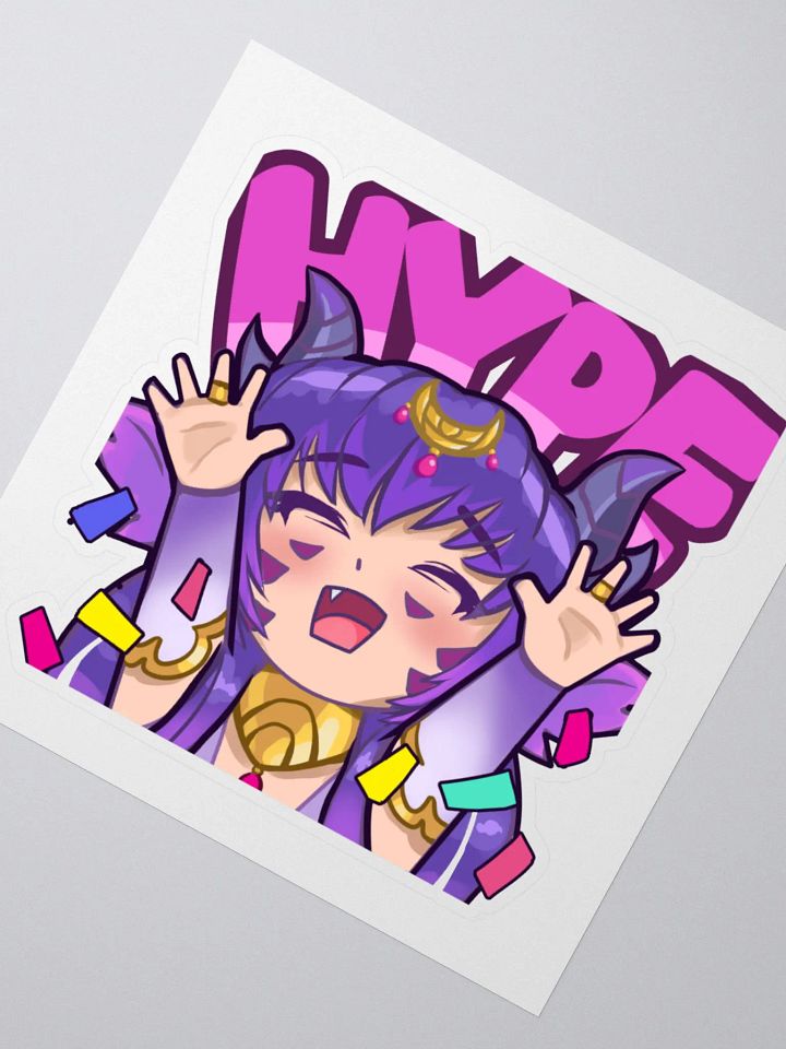 CosmicChroma - Vtuber HYPE Twitch Emote - Sticker product image (1)