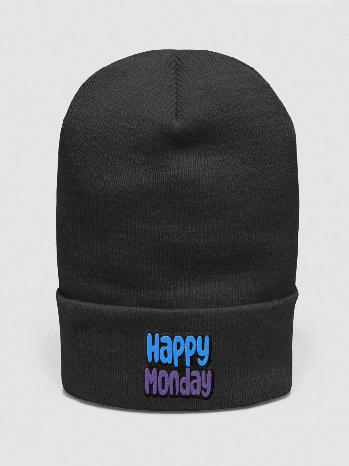 Happy Monday Cuffed Beanie product image (4)