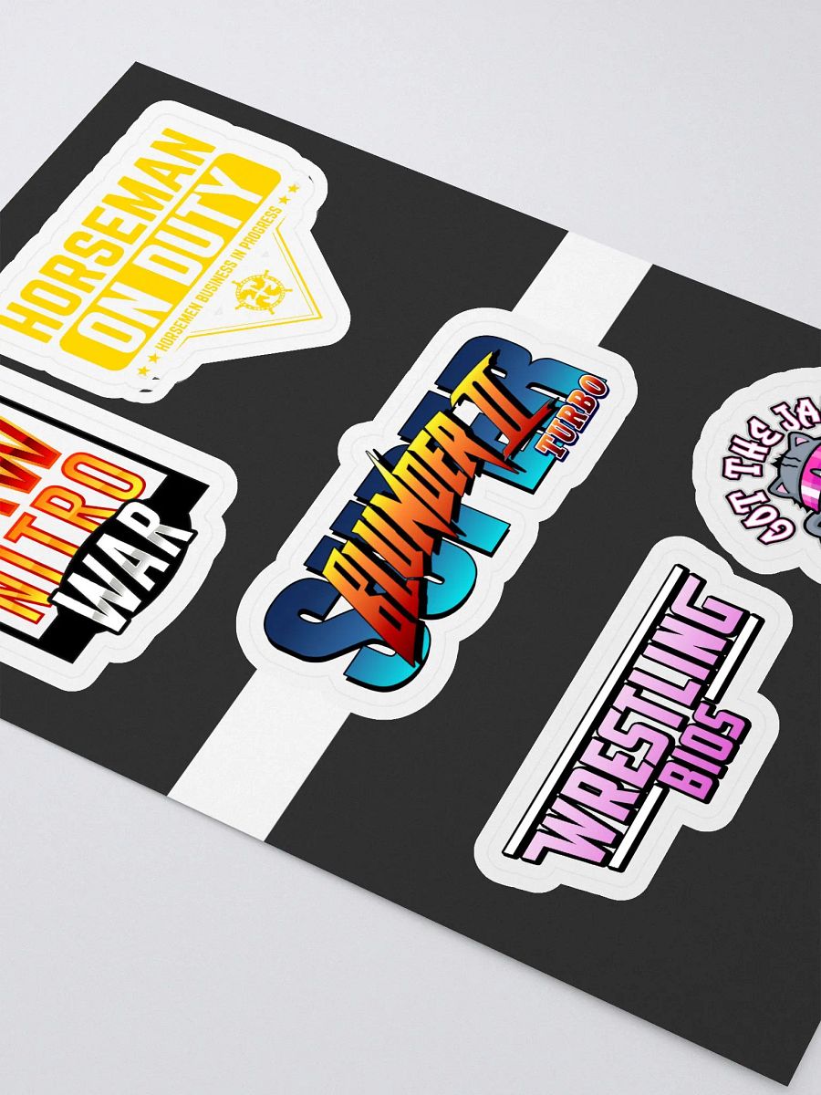 Wrestling Bios Sticker Set product image (2)