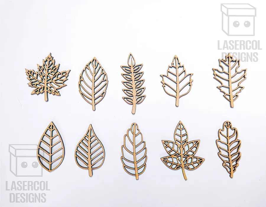 Leaves Cut Outs - Laser Cut Files product image (10)