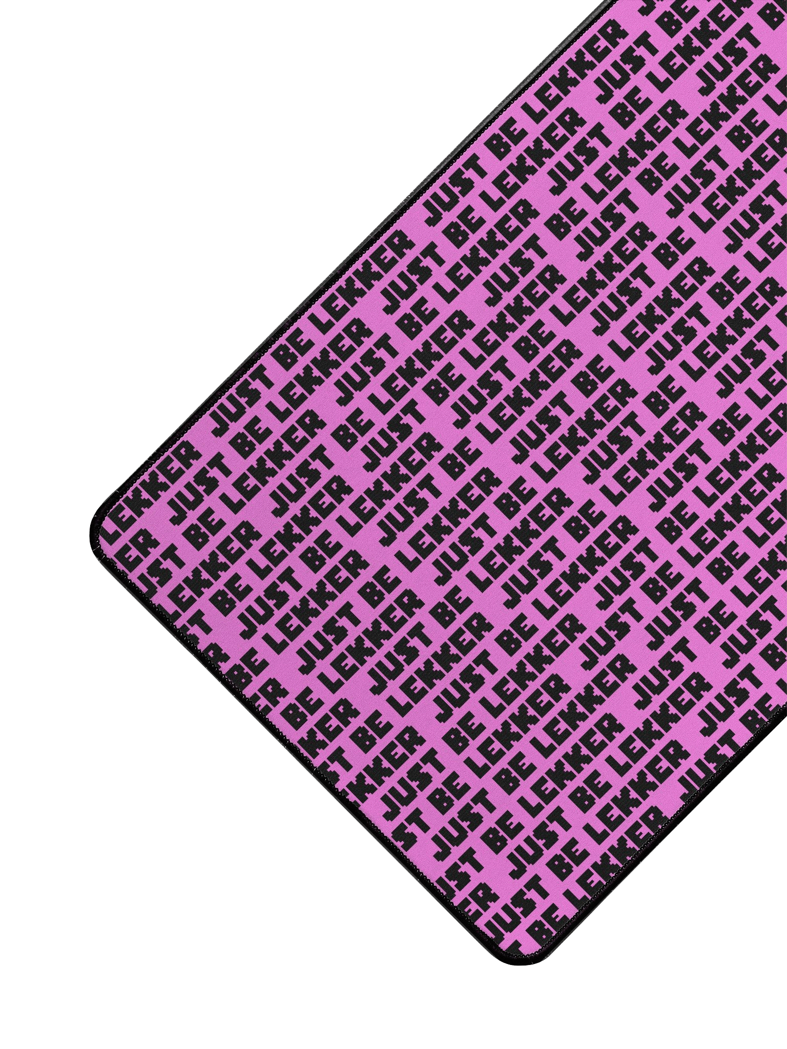 Smithology - "Just Be Lekker" Pink/Black Gaming Mousepad product image (3)