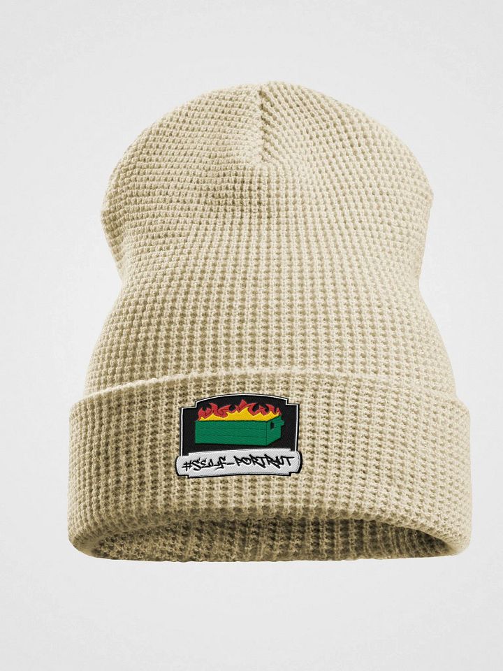 Dumpster Fire Waffle Beanie product image (1)