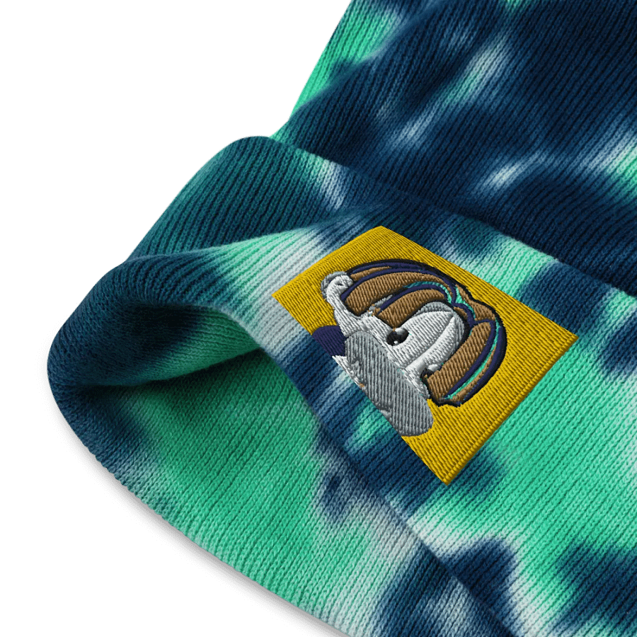 bacon tie-dye beanie product image (2)