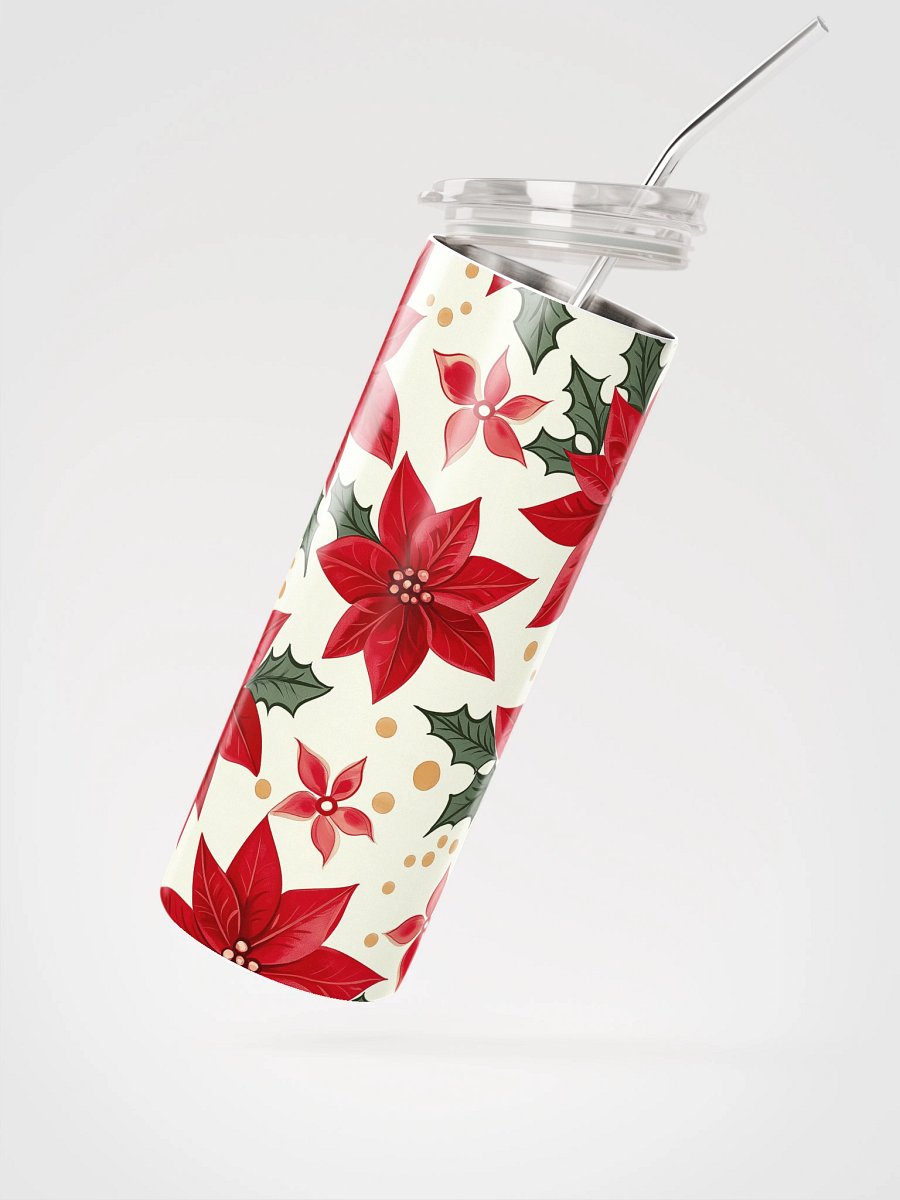 Poinsettia Stainless Steel Tumbler product image (2)